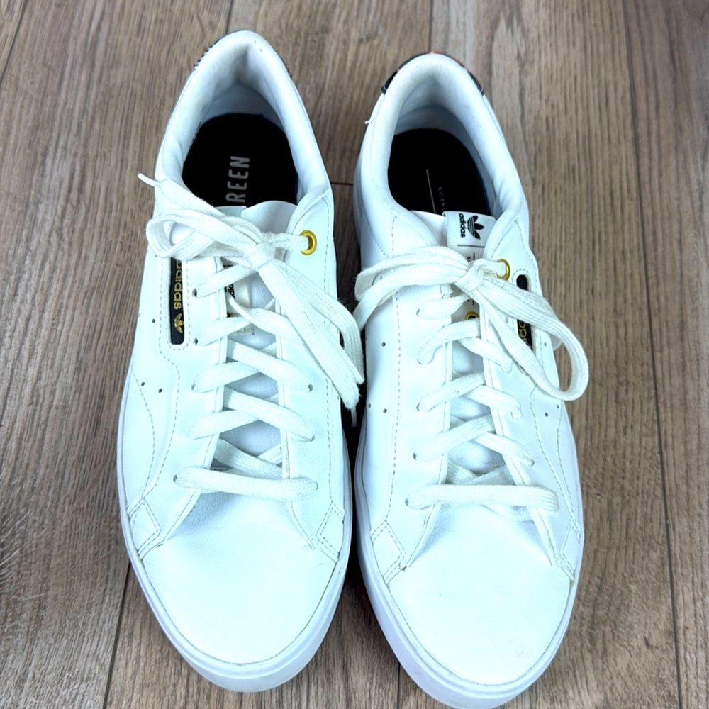 ADIDAS X HER Studio London Sleek White Cloud Sneakers Excellent Condition 8.5